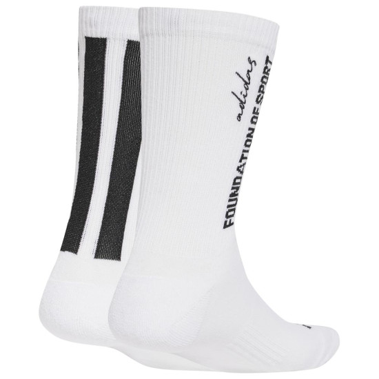 Adidas Κάλτσες Sportswear Stripes Crew Socks 2 pairs